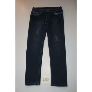 Out Jeans Size 6 Petite Skinny Embellished Womens -0713L45